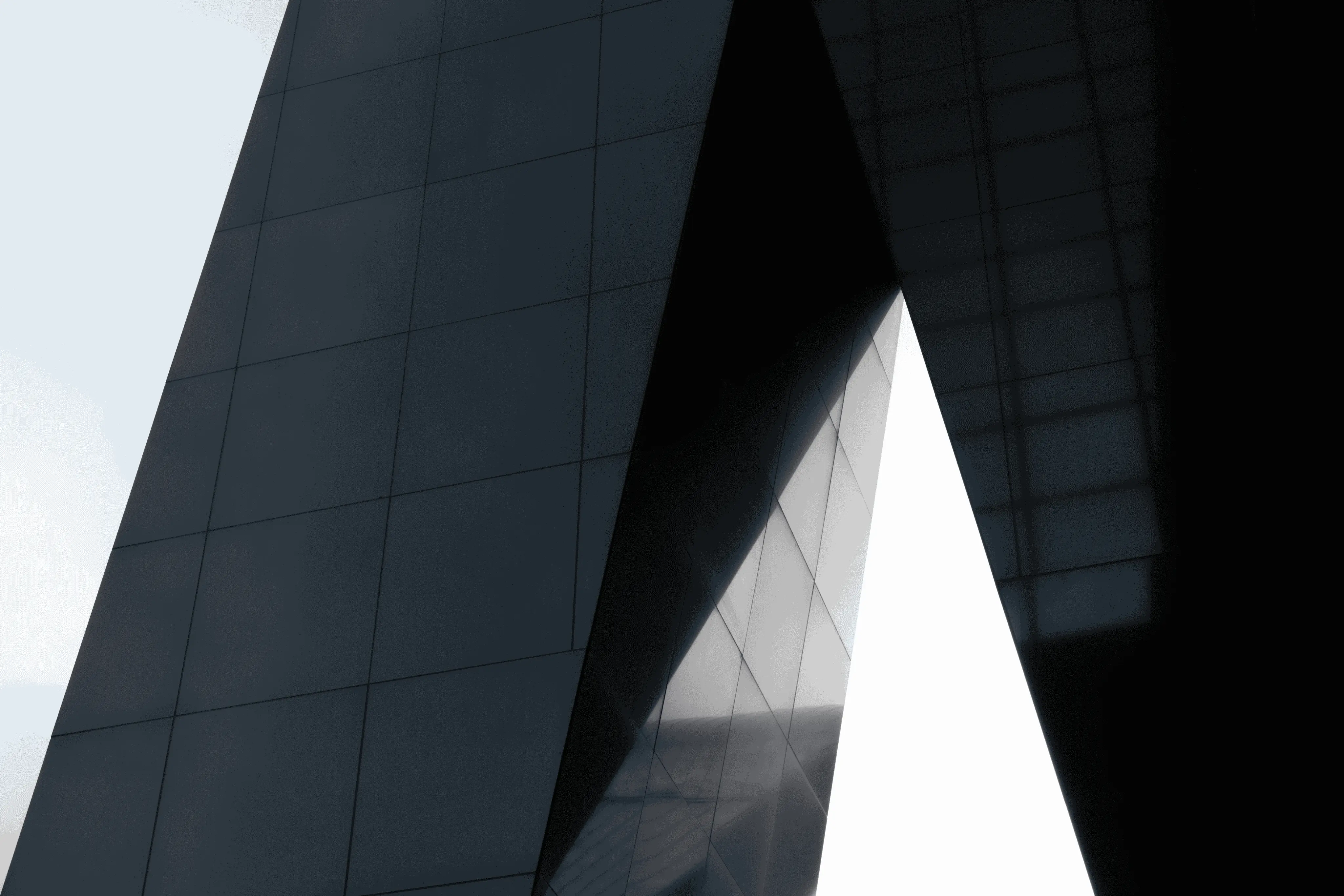 Bench in financial building waiting area